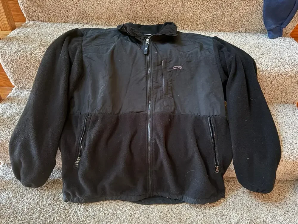 C9 mens xl black zipup jacket
